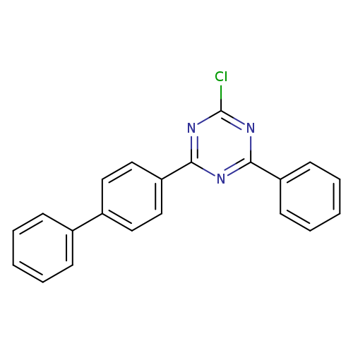 Clc1nc(nc(n1)c1ccccc1)c1ccc(cc1)c1ccccc1