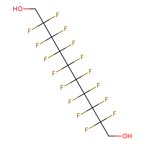 OCC(C(C(C(C(C(C(C(CO)(F)F)(F)F)(F)F)(F)F)(F)F)(F)F)(F)F)(F)F