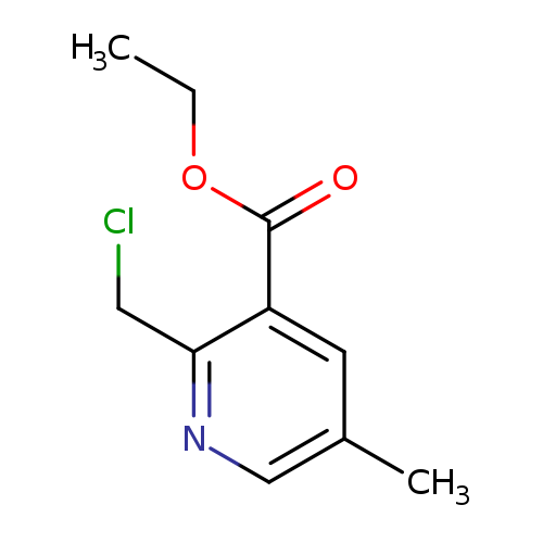 CCOC(=O)c1cc(C)cnc1CCl