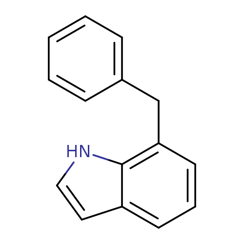 c1ccc(cc1)Cc1cccc2c1[nH]cc2