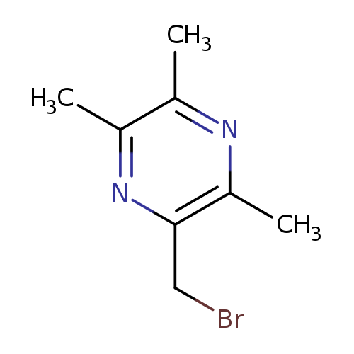 BrCc1nc(C)c(nc1C)C