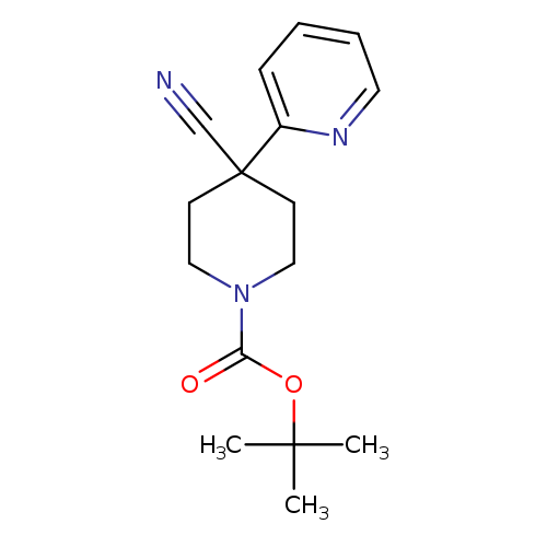 N#CC1(CCN(CC1)C(=O)OC(C)(C)C)c1ccccn1