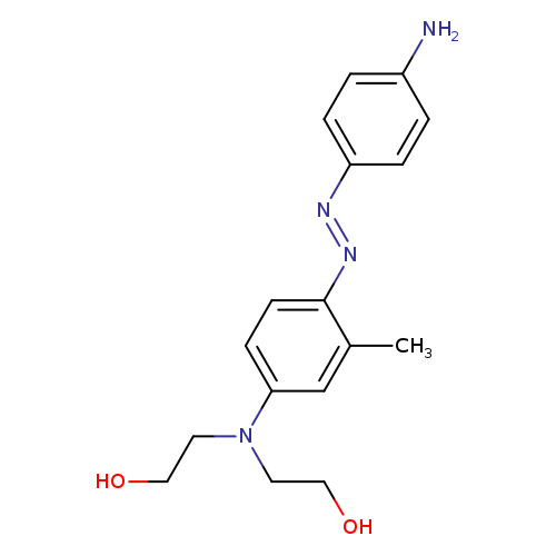 OCCN(c1ccc(c(c1)C)/N=N/c1ccc(cc1)N)CCO