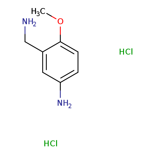 NCc1cc(N)ccc1OC.Cl.Cl