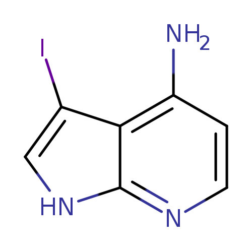 Nc1ccnc2c1c(I)c[nH]2