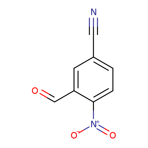 O=Cc1cc(C#N)ccc1[N+](=O)[O-]