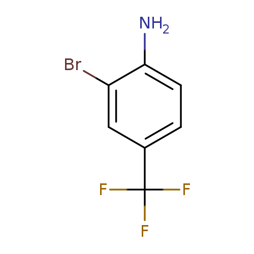 Nc1ccc(cc1Br)C(F)(F)F