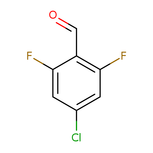 O=Cc1c(F)cc(cc1F)Cl