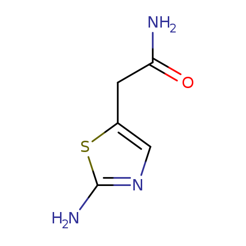 NC(=O)Cc1cnc(s1)N