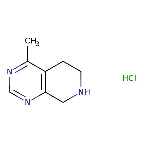 Cc1ncnc2c1CCNC2.Cl