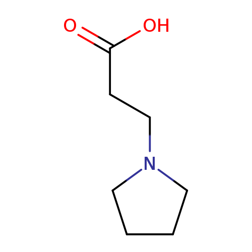 OC(=O)CCN1CCCC1