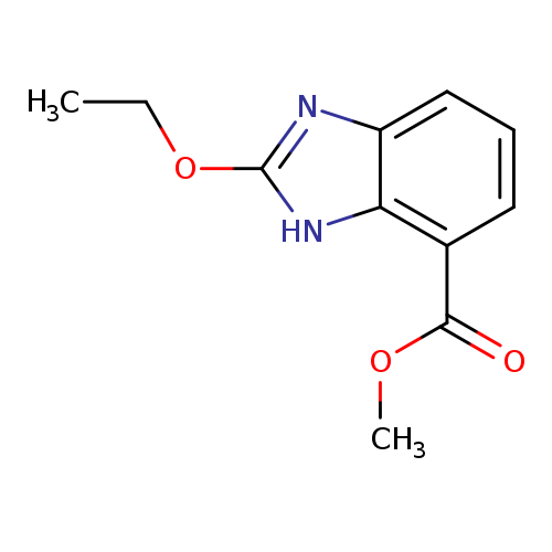 CCOc1nc2c([nH]1)c(ccc2)C(=O)OC