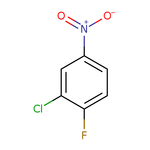 O=N(=O)c1ccc(c(c1)Cl)F