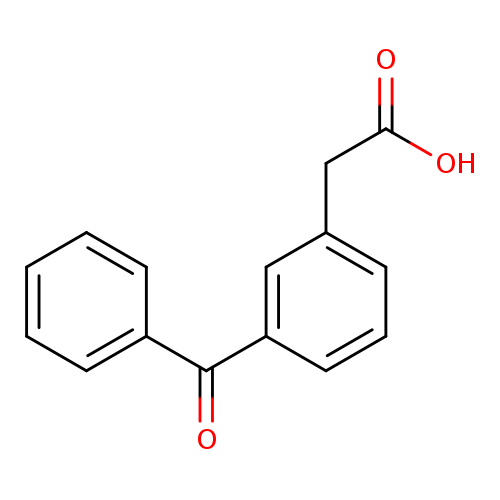 OC(=O)Cc1cccc(c1)C(=O)c1ccccc1