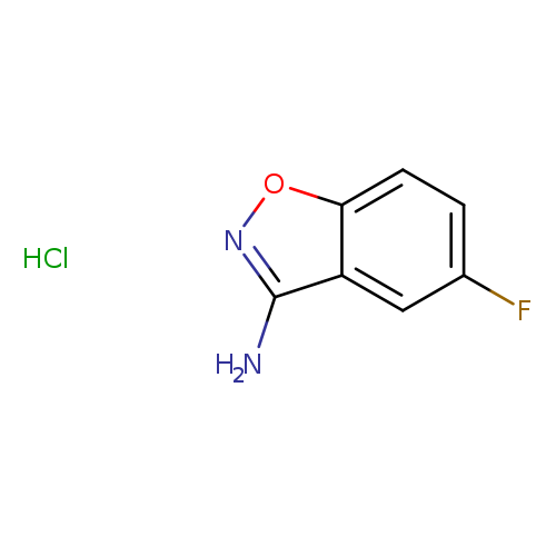 Fc1ccc2c(c1)c(N)no2.Cl