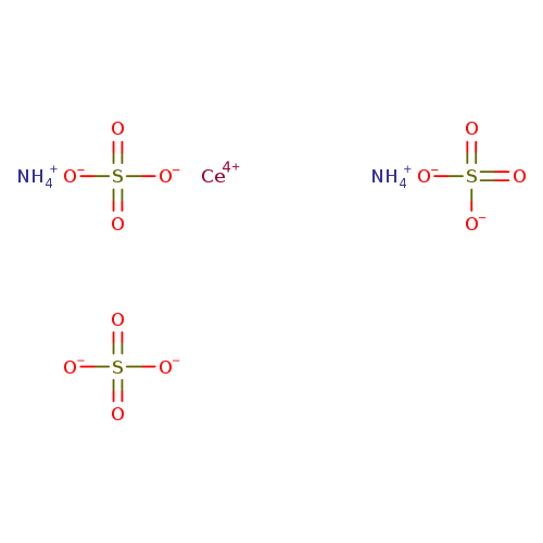 [O-]S(=O)(=O)[O-].[O-]S(=O)(=O)[O-].[O-]S(=O)(=O)[O-].[Ce+4].[NH4+].[NH4+]