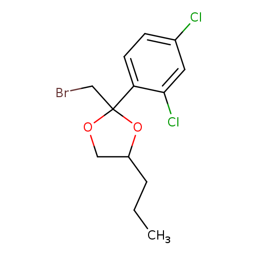 CCCC1COC(O1)(CBr)c1ccc(cc1Cl)Cl