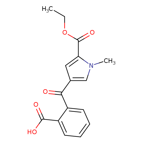 CCOC(=O)c1cc(cn1C)C(=O)c1ccccc1C(=O)O