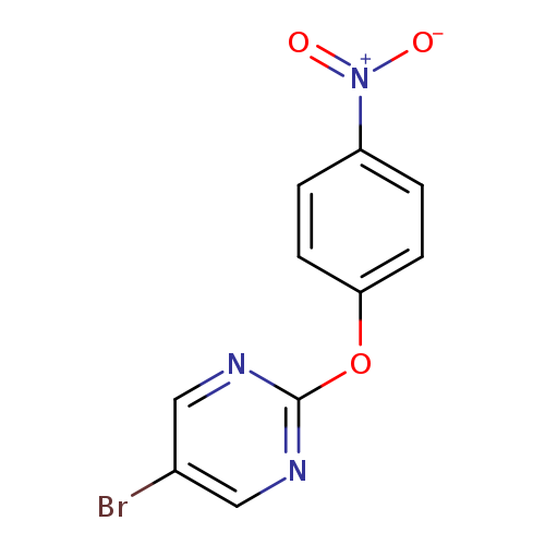 Brc1cnc(nc1)Oc1ccc(cc1)[N+](=O)[O-]