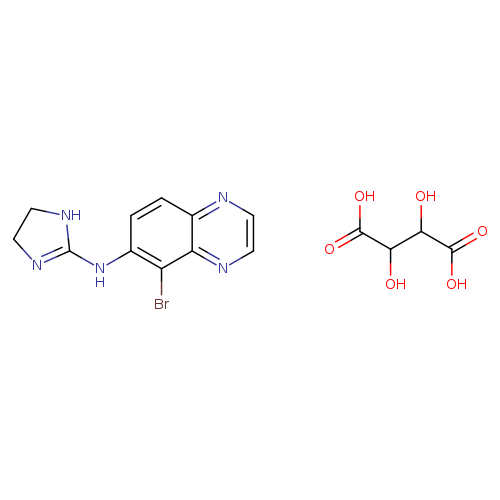 OC(C(C(=O)O)O)C(=O)O.Brc1c(ccc2c1nccn2)NC1=NCCN1