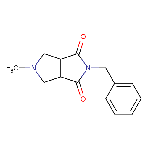 CN1CC2C(C1)C(=O)N(C2=O)Cc1ccccc1