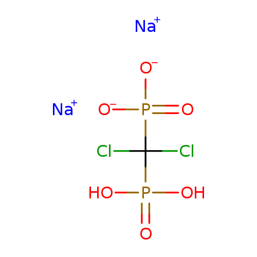 ClC(P(=O)(O)O)(P(=O)([O-])[O-])Cl.[Na+].[Na+]