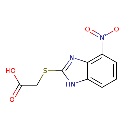 OC(=O)CSc1nc2c([nH]1)cccc2[N+](=O)[O-]