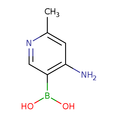 OB(c1cnc(cc1N)C)O