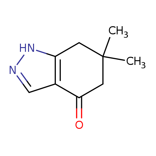 O=C1CC(C)(C)Cc2c1cn[nH]2
