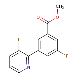 COC(=O)c1cc(F)cc(c1)c1ncccc1F