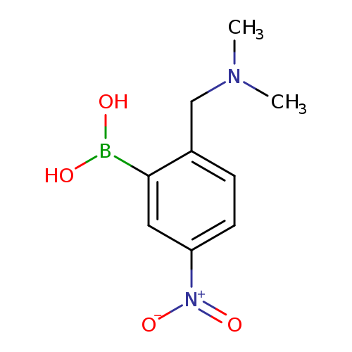 CN(Cc1ccc(cc1B(O)O)[N+](=O)[O-])C