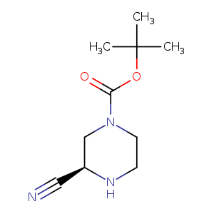 N#C[C@@H]1NCCN(C1)C(=O)OC(C)(C)C