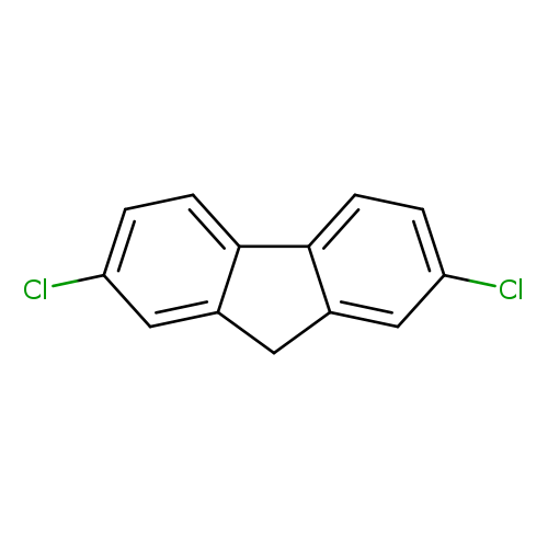 Clc1ccc2c(c1)Cc1c2ccc(c1)Cl