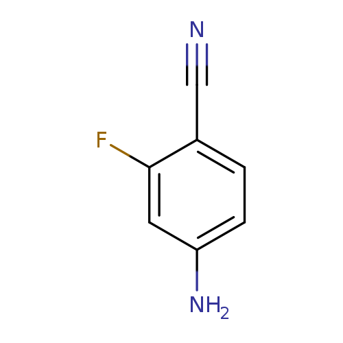 N#Cc1ccc(cc1F)N