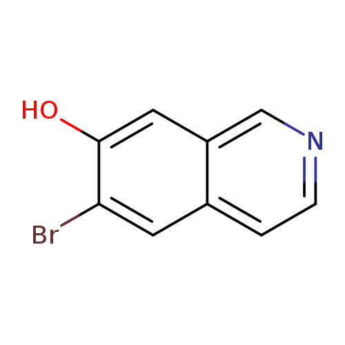 Brc1cc2ccncc2cc1O