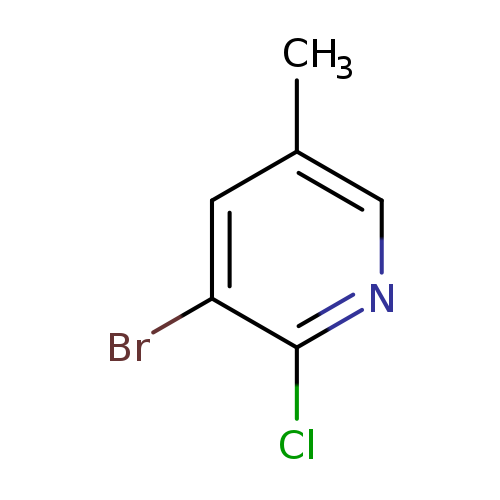 Cc1cnc(c(c1)Br)Cl