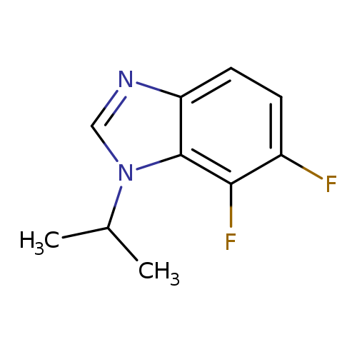 Fc1ccc2c(c1F)n(cn2)C(C)C