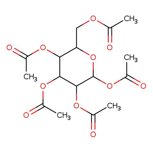 CC(=O)OCC1OC(OC(=O)C)C(C(C1OC(=O)C)OC(=O)C)OC(=O)C