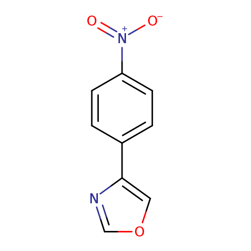 [O-][N+](=O)c1ccc(cc1)c1cocn1