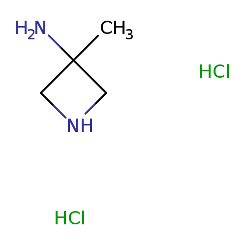 CC1(N)CNC1.Cl.Cl