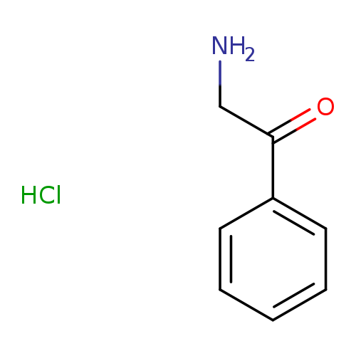 NCC(=O)c1ccccc1.Cl