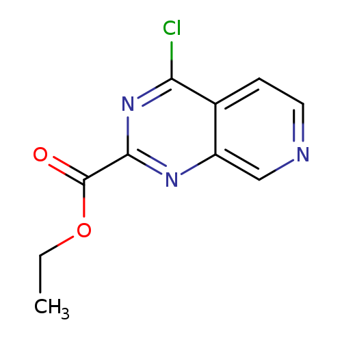 CCOC(=O)c1nc(Cl)c2c(n1)cncc2