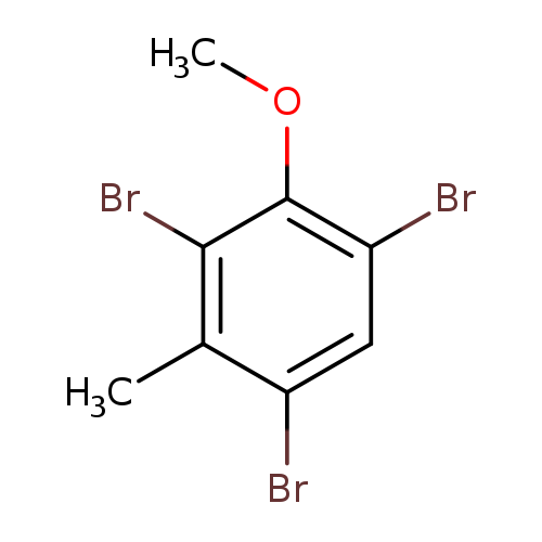 COc1c(Br)cc(c(c1Br)C)Br