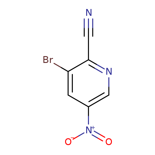 N#Cc1ncc(cc1Br)[N+](=O)[O-]