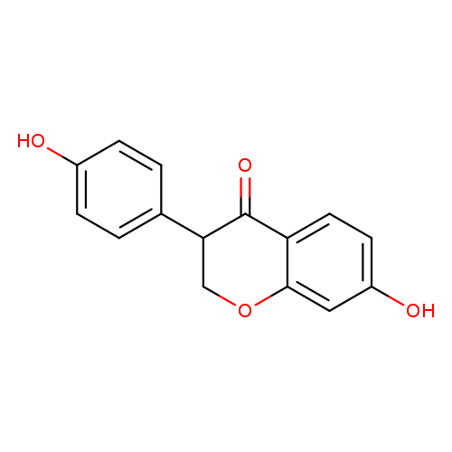 Oc1ccc(cc1)C1COc2c(C1=O)ccc(c2)O