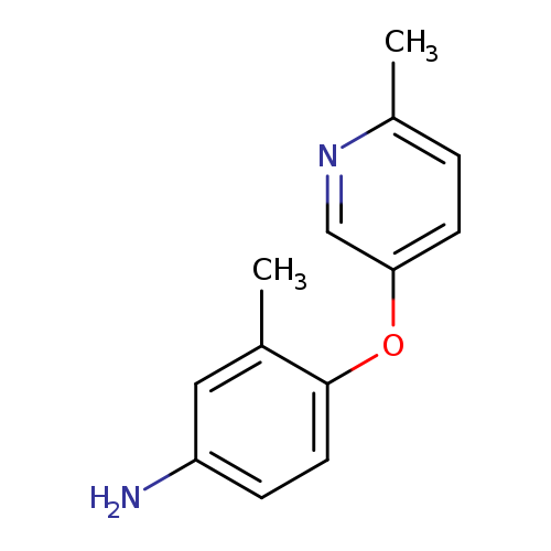 Cc1ccc(cn1)Oc1ccc(cc1C)N