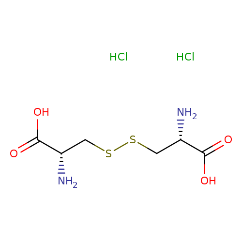 N[C@H](C(=O)O)CSSC[C@@H](C(=O)O)N.Cl.Cl