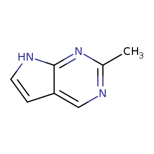 Cc1ncc2c(n1)[nH]cc2