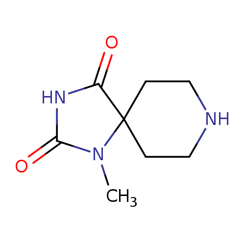 CN1C(=O)NC(=O)C21CCNCC2
