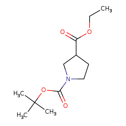 CCOC(=O)C1CCN(C1)C(=O)OC(C)(C)C